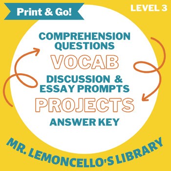 Escape from Mr. Lemoncello's Library – Novel Study | Print Only with Answer Key