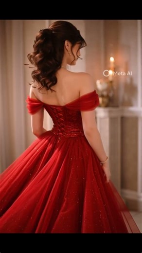 red dress model walking the floor ☺️🥵#reddress #gown #treands