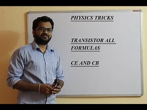 Common Emitter(CE) and Common Base(CB) configuration of transistors with all formulas
