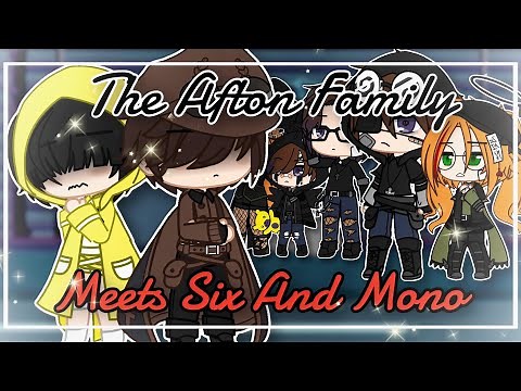 The Afton Family Meets Six And Mono // Ft. Little Nightmares 2 // FNAF Gacha Club