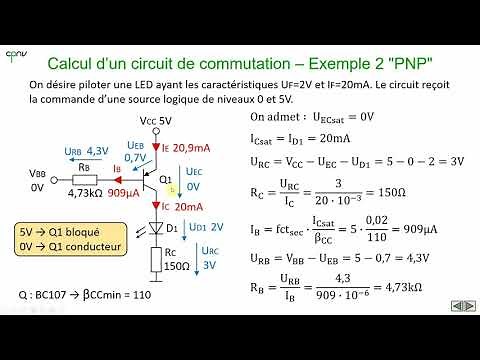 ELAN - Le transistor bipolaire en commutation (partie 3 - PNP)
