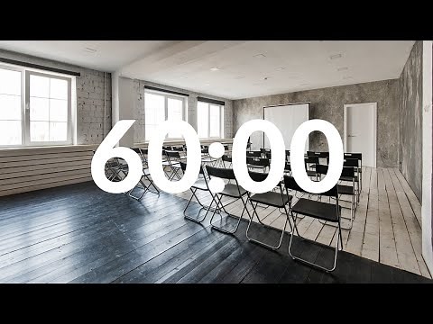 📝School Exams Ambience 📚60 min Ambient Exam Hall Sounds Timer - 60 min of the real exam room sound!