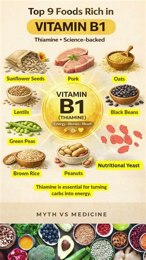 Top 9 Foods Rich in Vitamin B1 (Thiamine) | Science-Backed