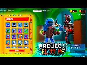 Project: Playtime! Customize and survivor tutorial.