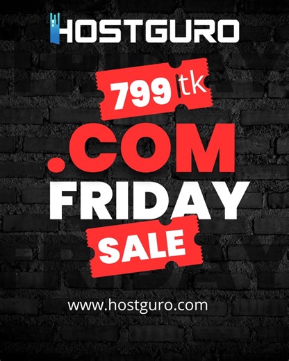 মাত্র ৪৯৯ টাকায় 10GB Hosting Storage ১ বছরের জন্য With 7 Days Free Trial. Hosting এর অবিশ্বাস্য অফার নিয়ে এলো HostGuro.com আপনি যদি সল্প খরচে আপনার Website এর জন্য Super Fast Speed এবং Best পারফরম্যান্স সমৃদ্ধ সেরা Hosting সেবা খুঁজে থাকেন। তাহলে এই offer গুলো আপনার জন্য হতে পারে Hosting সেরা সমাধান। এখন hostguro.com দিচ্ছেঃ- আমরা দিচ্ছি ৭ দিন ফ্রি ব্যাবহারের সুবিধা। Category Hosting Package: USA SSD Yearly Price 10GB SSD = 499tk 20GB SSD = 699tk 30GB SSD = 899tk 50GB SSD = 1099tk 100GB SSD = 12