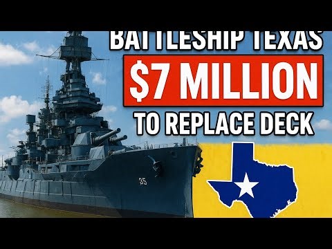 Battleship Texas Gets Millions! State Approves Funding for New Deck