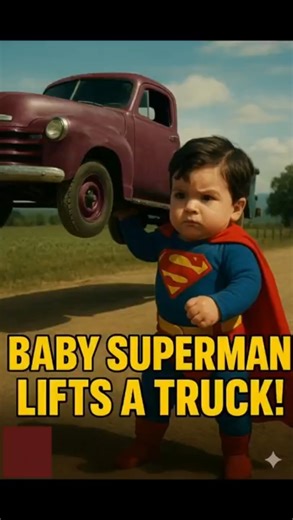 Baby Superman Lifts the Truck 🚛💪 | Superman: The Movie (1978) #superman