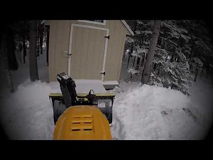 Cub Cadet XT2 Snow Blower and QD Plow testing.