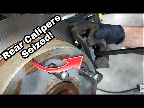 99-2004 Chevrolet Silverado or GMC Sierra REAR Brake Caliper Install Video. They ALWAYS seize!