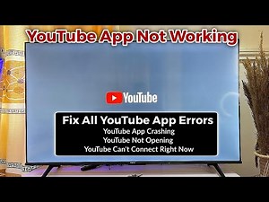 YouTube Not Working on Smart TV - How to Fix
