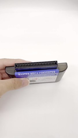 Master System Adapter & 1000 Games Cartridge,Play Retro 8-Bit Games on Genesis,SEGA Mega Drive Compatible,Classic Gaming Bundle (MS Cartridge Converter)