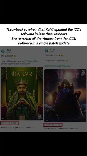 Ek din me software update 🗿 #viratkohli #t20worldcup