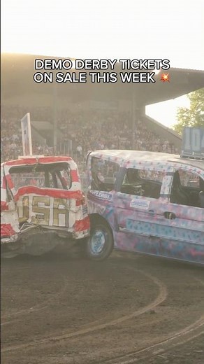 🏁💥 DEMO DERBY TICKETS ON SALE THIS WEEK