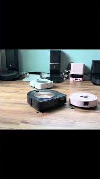 ルンバブラーバドッキング対決！(前回より1つ増えました)#irobot #アイロボット #roomba #ルンバ #ロボット掃除機 #対決