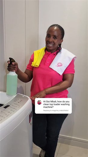 Mbali S Nhlapo Nhlapho on Instagram: "Deep cleaning of a top loader washing machine, we need 1 cup vinegar, 1 cup of warm water, and a table spoon dish liquid. Add 5 drops of essential oils #immbalinhlapho #imahousekepper #cleanlikembali #washingmachine #washingmachineclean"