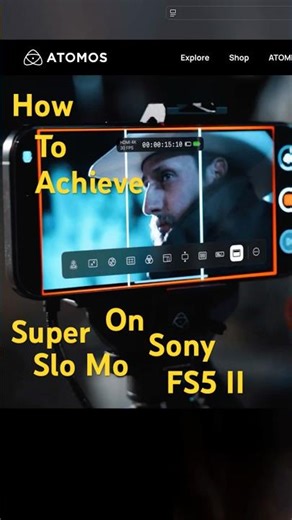 Sony FS5 II Super Slo-Mo feature #sonyfs5II