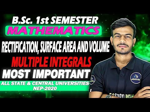 B.Sc.1st sem Maths RECTIFICATION || MULTIPLE INTEGRALS #bscmath #bsc