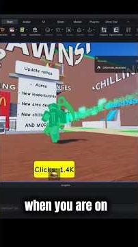 The NEW AURA UPDATE dropped in my game!| Roblox Studio #shorts #viralshorts