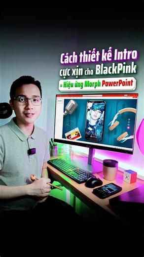 How to use Morph Effects in #PowerPoint to design an amazing intro for BlackPink's 'Go' MV ✨