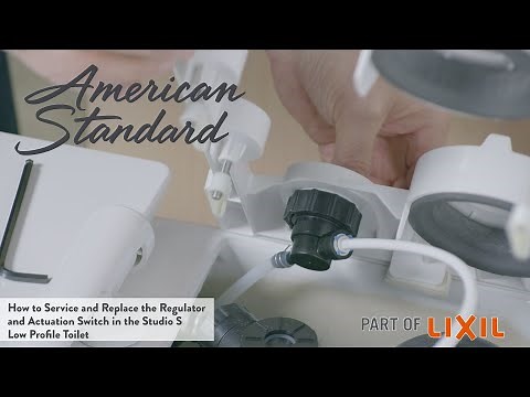 How to Service and Replace the Regulator and Actuation Switch in the Studio S Low-Profile Toilet