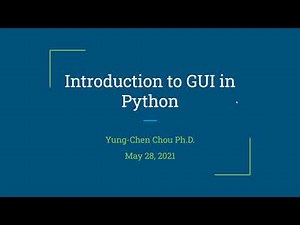 Python3 GUI 圖形介面
