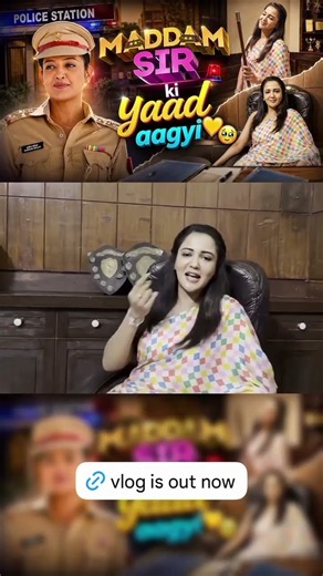 Gulki pahuchi Madam sir ke set pe🥹❤️🥰#gulki_joshi #madamsir #emotional #onset