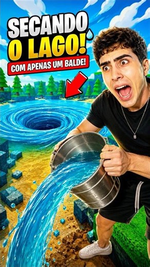 Não posso sair até SECAR O LAGO TODO no Roblox