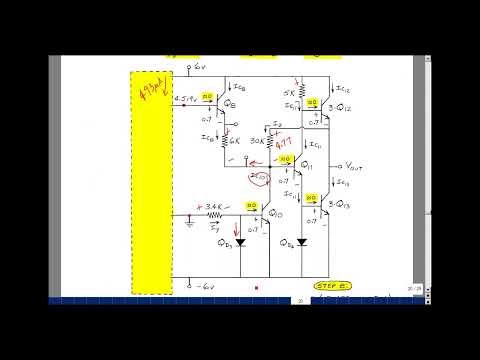 ECE302msu: Chapter 6 - Analysis of an MC1530 Motorola Op-Amp - Part I