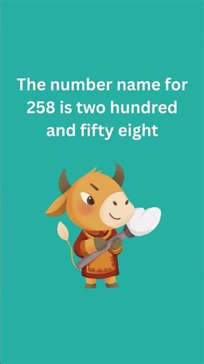 Number Names 3 digit numbers Example 26 #numbernames