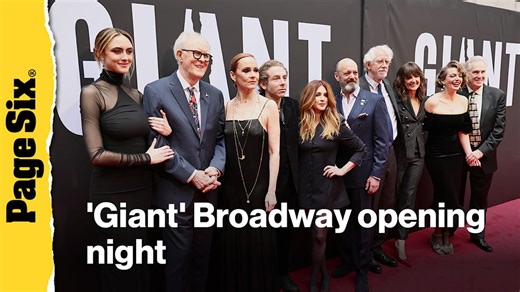 John Lithgow, Aya Cash and more attend 'Giant' Broadway opening night