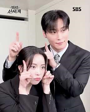 네 컷 비하인드? 바로 낉여왔습니다. 지연남준 투 샷 설레서 영상이 안 끝나요•••🖤 | 멋진 신세계 | SBS