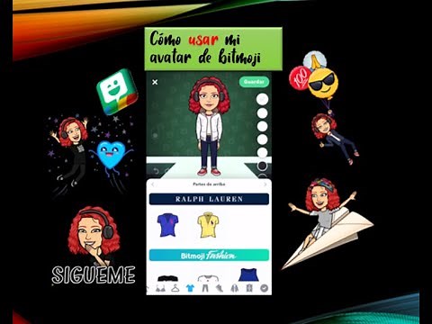 🟡 BITMOJI: APRENDE A DESCARGAR Y UTILIZAR TU AVATAR DE BITMOJI 😍🙌