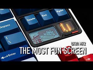 Best Screen on a Keyboard | QK80 Mk2 Review & Sound Test ft HMX Sugar Rush