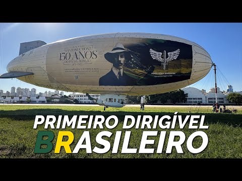 PRIMEIRO DIRIGÍVEL BRASILEIRO DA @AirshipdoBrasilOficial - HOMENAGEM 150 ANOS ALBERTO SANTOS DUMONT