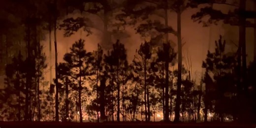 Crews respond to late-night woods fire in Wilmington