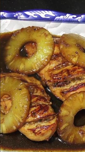 Filipino Chicken Pineapple Hamonado #shorts #filipino #pinoy #hamonado #recipe