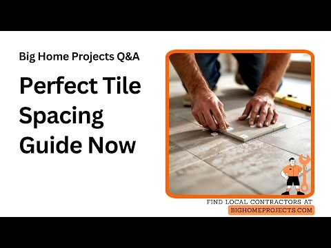 Three Millimeter Tile Spacer Technique For Flawless Floors