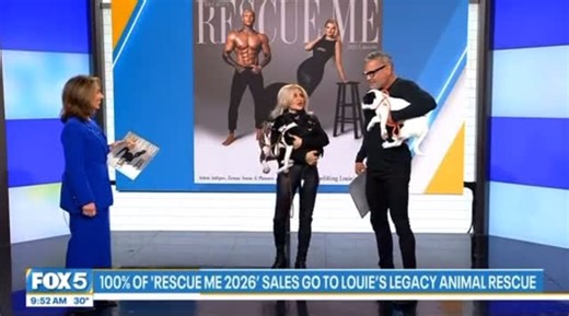 mike ruiz on Instagram: "Thank you so much @gooddayny , @rosannascotto, @orfeh and @mikeruizone for helping us spread the word about the Rescue Me 2026 calendar benefiting @louieslegacy animal rescue Tony and Grammy nominee ORFEH, for Mike Ruiz’s RESCUE ME 2026 CALENDAR benefitting Louie’s Legacy Animal Rescue Order yours at www.louieslegacy.org/calendar or at the link in Mike Ruiz’s bio. Please support this incredible organization who saves thousands of animals every year! A huge thanks to @pro