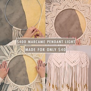 156K views · 3.9K reactions | Anthropologie Macramé Pendant! Beautiful DIY How To! | XO, MaCenna | Facebook