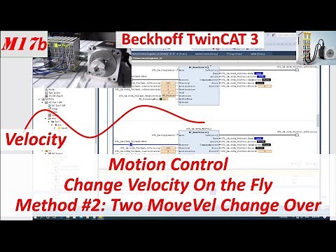 MB17b. [TwinCAT 3 NC] Changing Velocity On the Fly - Two MC Velocity FBs [21/21]