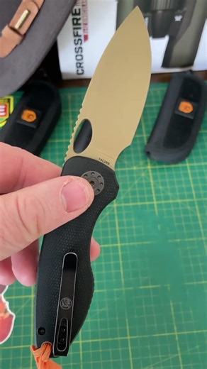 Vosteed Acorn Knife Review - Golden Sands 14C28N Blade #edc #review #knifeskills #blade