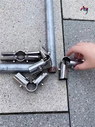 363K views · 2.5K reactions | No Welding Needed! Build Strong Frames in Minutes with These Smart Pipe Clamps | A&G Gallery | Facebook