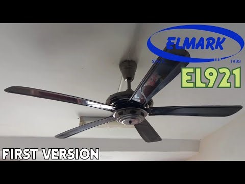 54" Elmark EL921 Ceiling fan (First Generation, 4-4, "Old Video" 2023 September) [Kipas siling
