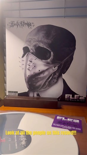 BUSTA RHYMES - EXTINCTION LEVEL EVENT 2: THE WRATH OF GOD spinning on the turntable vinyl #hiphop