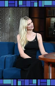 “The resemblance is really uncanny at times.” — Stephen Colbert to Elizabeth Debicki on her role as Princess Diana in The Crown. #Colbert | The Late Show with Stephen Colbert