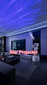 Starry sky ceiling projection light#lamp #light #led #lightingdecor #homedecor #homedecoration #interiordesign #homeowners #interiordesigner #madeinchina #summer #art | Alead Home Intelligent