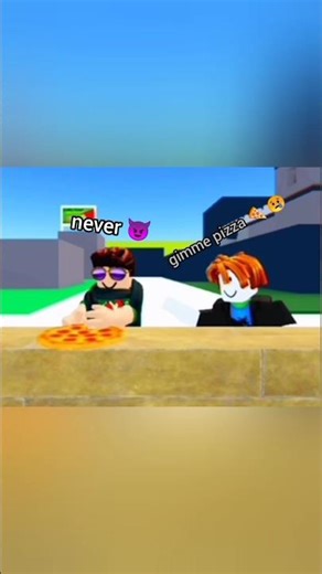 When the Noob is hungry 🍕😂 #roblox