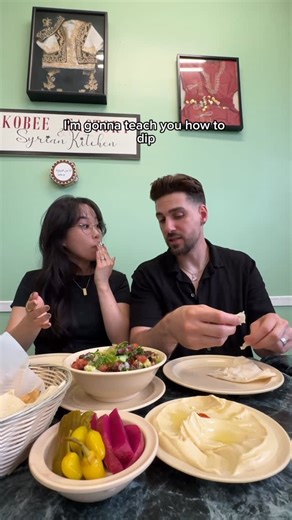 Jina Kim on Instagram: "I forget how to eat when I’m excited 😅 On my Syrian restaurant journey"