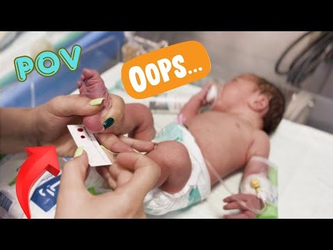 POV: Baby’s First Heel Prick Test 👶🩸 | Emotional & Real NICU Moments