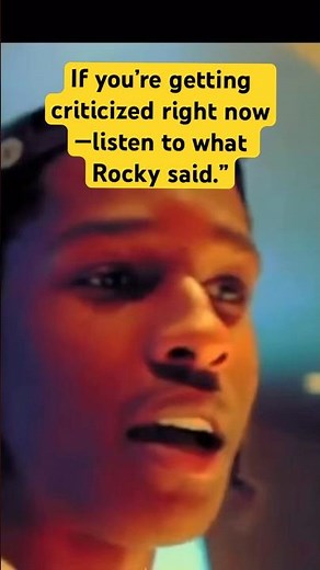 ASAP Rocky Turn Criticism Into Fuel #mindset #motivation #success #fyp